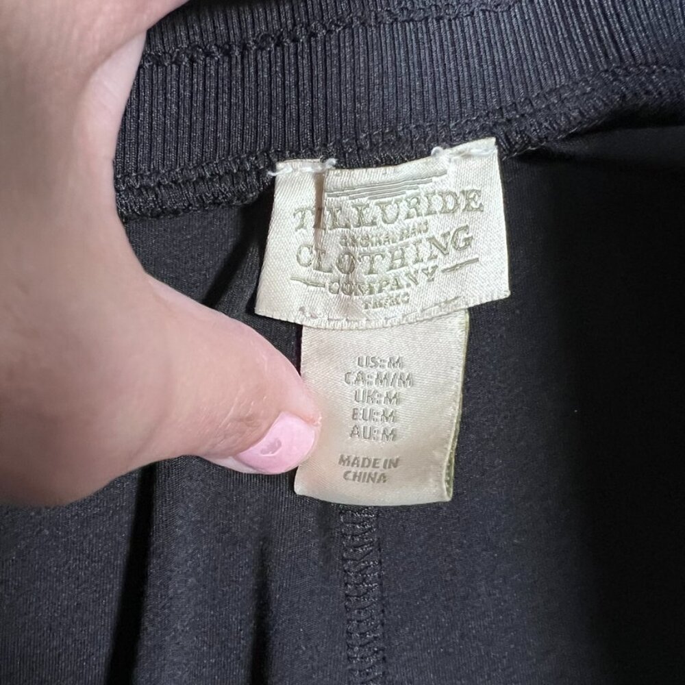 Telluride Basic Black Pant M 26" Drawstring Durab… - image 5